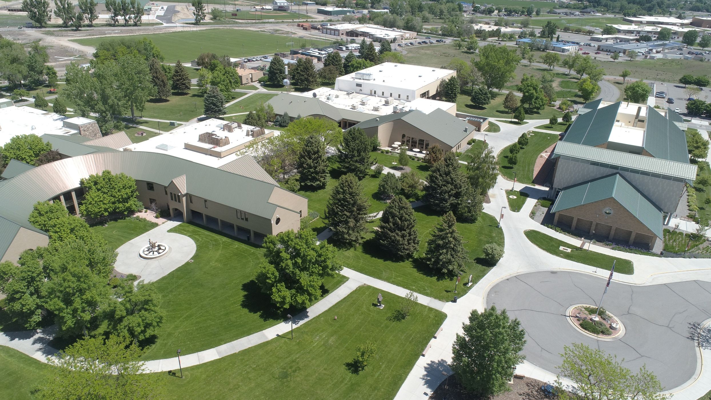 Central Wyoming college campus.